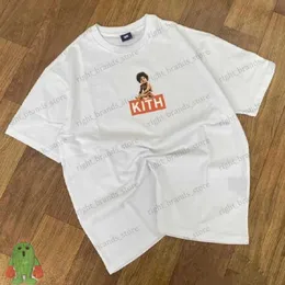 Men's T-Shirts Hip hop Kith T shirts High Quality 100% Cotton Digital Print Baby Short Sleeve Men Women T-Shirt T230707