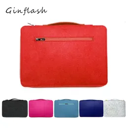 Filing Supplies Ginflash A4 Wool Felt Document Organizer Folder Padfolio Multifunction Business Holder Case Ipad Bag Office Briefcase 230706