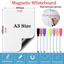 Whiteboards Magnetic Whiteboard Pet Writing Film Boards Office Supplies Apresentação Grades Stickers Memorando Placa de Mensagem 230706