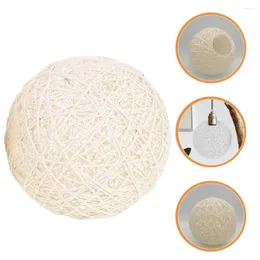 Pendant Lamps Ceiling Lamp Rustic Style Shade Cover Braid Accessories Chandelier Shades Home Restaurant Cotton Linen Light