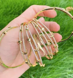 Bangle 3pcs 2023 Fashion Star Star Jewelry Jewelry Jewelry Crystal циркон простой браслет и женщина для женщин подарок