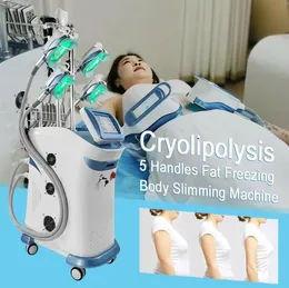 Clinic use 9 In 1 40K cavitation body slimming device cellulite remover cools culpting fat freezing criolipolisis Vertical Effect Slimming Fat Freezing Machine