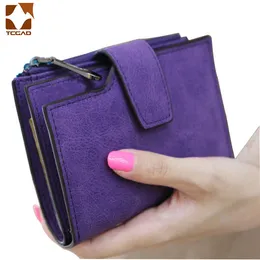 short wallet women's leather genuine small zip women's purse small coin sac femme 2019 Luxury brand porte feuille ladies wallet