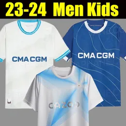 23 24 maillot ALEXIS MarseilleS soccer jerseys home 30th Anniversary Special 2023 PLAYER FAN GUENDOUZI PAYET CLAUSS football shirts men kids KIT Jul DP OUNAHI