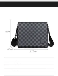 Yeni Çantalar Erkek Çantası Çapraz Beden Çanta Tasarımcısı Omuz Siyah Renk Moda Klasik Retro Evrak Çıkar Yüksek Kalite 2210