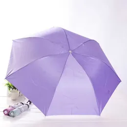 Umbrellas Creative solid Umbrella Folding Hand Open Seven Umbrella Gift Kids Umbrella Mujer Sombrillas