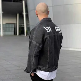 23ss new mens denim jacket loose casual coat designer jackets men women letter denims clothing couple tooling cardigan Coat high street long-sleeved top