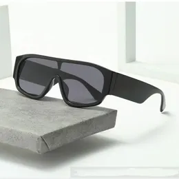 Novos óculos de sol europeus e americanos de uma peça de moda de grande estrutura