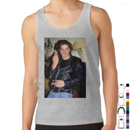 Linne för herr R U D E Top Pure Cotton Väst Brendan Fraser Man Bodybuilding Ärmlösa Singlet Shirts