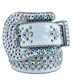 Cinto Designer Bb Simon Masculino para Mulheres Cintos de Diamante Brilhantes Preto em Azul Branco Multicor com Brilhantes Strass Como Presente Cintura Fábrica Atacado 17rj2k