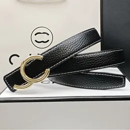 Women's designer belts Classic multi-color lychee grain width 2.5 cm zinc alloy buckle head cowhide belt Women's cowhide belt good