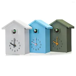 Orologi da parete 3 colori Orologio al quarzo a cucù Uccello moderno Casa Soggiorno Orologio da appendere Horologe Timer Decorazione ufficio Regali