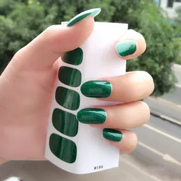 Pure Color Nail Wrap DIY Decals Plain Decor Stickers Nail Art Sticker Set Minimalist Nails Strip Solid Color Sticker Etiqueta Engomada De La Tira De Las Unas