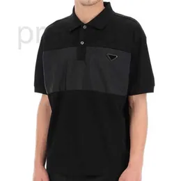 Men Polos Designer Luxury Polos t Shirt Fashion Mens Men Tshirts عالية الجودة أسود أبيض 100 ٪ من القطن حجم الملابس M-XXL QCXD