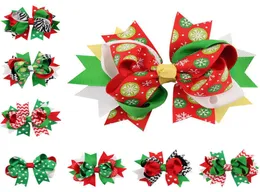 Epecket DHL Ship Slallowtail Bow Bow Christmas Hairpin childs039s Christmas Ornament Dafj090 Jewelry Hair Clips 9418658
