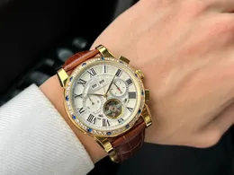 Patek Philip Carved Bp-factory Hollow New Design Vintage Mens Watch Luxury Designer Watches 42mm Neutral Automatic Mechanical Waterproof Watchs No Box