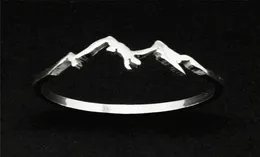 Fashion Creative Mountain Range Ring Nature Motivation Jewelry Hiking Snowboard Lover Gift bijoux femme X7M27336350