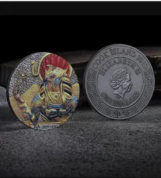 Konst och hantverk Jubileumsmynt metall retro lucky coin guard