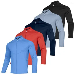 Men's Jackets Knitted For Warm Up Training Long Sleeve Zip Tracksuit Top Clothes Retail In Wholesale Price And Custom Coat 2023