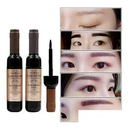 Ögonbrynsförstärkare Ems/Dhs Långvarig Perfekt Ögonbryn Gel 3 färger Korea Kosmetika Peel Off Typ Smink Brun Vattenfast Drop Del Dhqzq