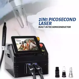 3000W Salon Use 808 Diode Laser Permanent Portable 2 in 1 Picosecond Laser Tattoo Removal And Hair Removal Switched Machine