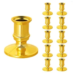 10X Gold Pillar Candle Base Taper Holder Candlestick Christmas Storage BagsMöbel & Wohnen, Feste & Besondere Anlässe, Party- & Eventdekoration!