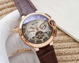 Vintage Fashion Luxury Valfria remmar och stålband Herrklocka Luxury Designer Watches 46mm Neutral Automatic Mechanical Watchs No Box