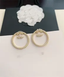 Marchio delle donne Stud lettera ccity Designer Orecchini Cerchio di alta qualità Orecchino d'oro Gioielli di lusso Accessori donna 9243434