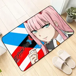 Halılar anime Dakimakura Darling franxx sıfır iki kat mat halı dekor diy özel yatak odası kayma anti-slip halı paspas paspaslar