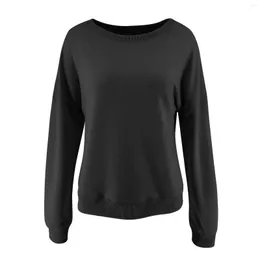 Women's Hoodies Solid Color Long Sleeves Sweatshirt No Fading And Non-sticky Top For Women Formal Daily Party Ball NOV99