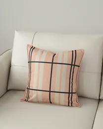 Almofada de designer de luxo almofada decorativa estampada almofadas de moda capas de algodão decoração de sofá para casa almofadas de carro 2023070924