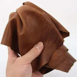 Brieftaschen 1,2 mm natürliche Kuhhaut Leder verrückte Pferdeleder -Farbe echtes Leder für DIY -Lederhandwerk für Gürtel Brieftasche