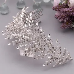 Headpieces Rhinestone Headwear Shinny Crystal Wedding Headband Bridal Hair Jóias Acessórios Noiva Mulheres Tiaras Coroas