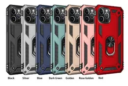 DHL Shockproof Armor Kickstand Case for iPhone 15 14 13 12 11 Pro XR XS Max X 6 6S 7 8 Plus Magnetic Finger Ring Anti Fall