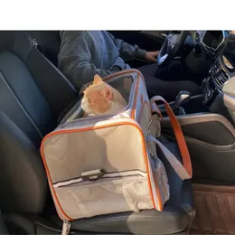 猫 犬 キャリア 航空会社承認の柔らかい側面のペット トラベル バッグ、カーシート安全キャリア 猫 トラベル バッグ 犬 旅行 ポータブル バッグ
