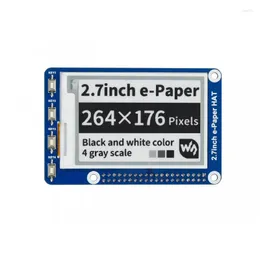 Waveshare Black/White 2.7inch E-Ink Display E-Paper HAT For Raspberry Pi 4 / 3 Zero Series Grey Scale 264x176 Resolution