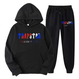 Hoodies en sweaters voor heren Trapstar - Herenmode Sweatshirt met print Baggy hoodie en joggingbroek Pak voor hardlopen Street Hiphop Golf Koreaanse mode