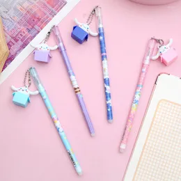 PCS/Lot Creative Dog Dog Pendant Pen Pen Cute 0.5mm Black Ink Signature Assitive Hift School School School