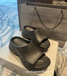 Paris Sommar Herr Dam Tofflor Tjock Plattform Utomhus Sandaler Träskor Strandtofflor Flip Flops Man Inomhus Hem Rutschbanor Badrum Lyxmärke Skor bb