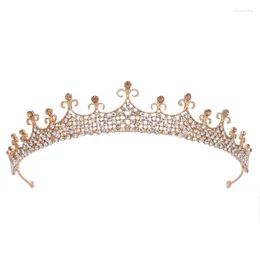 مشبكات الشعر الزفاف الزفاف Tiaras Crystal Crown Head Band Band Band Band Bandband في أوروبا وأمريكا المجوهرات الأنيقة بالجملة