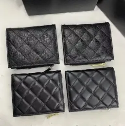 CC Designer Designer Card Dester Wallet Women Swork Swork Small Wallet Mini Bag Caviar Кожаная мини -сумка Стеяние