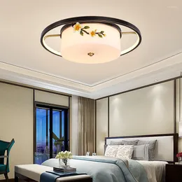 Ceiling Lights Chinese Style Copper Bedroom Lamp Led Light Luxury Elegant Home Living Room Desk