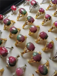 Pierścionki klastrowe Koraba damskie 925 naturalny kwiat brzoskwini jadeitowy pierścień obrączka dla kobiet biżuteria obrączki klasyczne