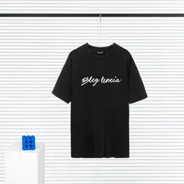 BLCG Lencia 2023 Summer New 250g 100 ٪ من القطن القطن T-Shirt Men عالية الجودة طباعة اللون قطرة قطرة فضفاضة قمم كبيرة الحجم 202389