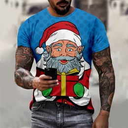 Hip Hop Sportwear Punk Casual Outono Homens Cool Print The Avatar The Christmas 3d T-shirt