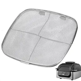 BBQ Tools Accessories Stainless Steel Splatter Shield For AG301 Reusable 5-in-1 Indoor Grill Accessories Stainless Steel Splatter Screen For Ninja 230707