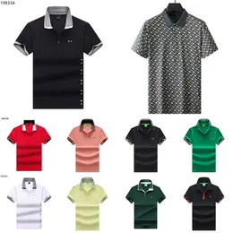 Högkvalitativ stil Mens Designer Kläder Mens T Shirt Polos Fashion Brand Boss Summer Business Leisure Polo Shirts Running Outdoor Short Sleeve Sportswear A032