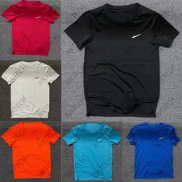 Nova tendência de verão camiseta masculina de secagem rápida de alta qualidade manga curta respirável solta fitness corrida esportes ao ar livre jaqueta masculina casual