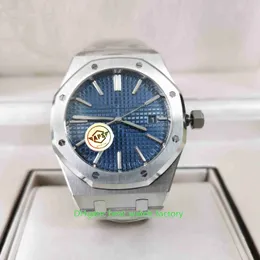 Super Factory Mens Watch Melhor Versão 41mm x 9.8mm 15400 Aço Inoxidável Relógios de Vidro Safira CAL.3120 Movimento Mecânico Automático Masculino Relógios de Pulso