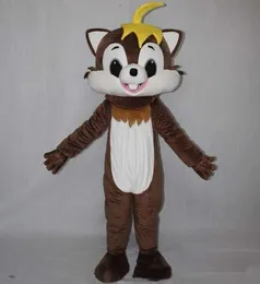 Halloween-Verkauf für Erwachsene, Eichhörnchen-Maskottchen-Kostüme, Cartoon-Charakter-Outfit, Anzug, Weihnachten, Outdoor-Party-Outfit, Werbe-Werbebekleidung in Erwachsenengröße